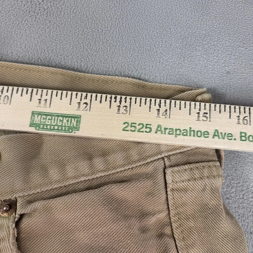 Vintage Levis 501‎ Jeans Mens 34x36 (Fits 29x27) Tan Made in USA Y2K Stains